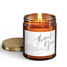 Load image into Gallery viewer, Thank You Candle | All-Natural Soy Wax & Essential Oils | Custom Gift | Appreciation Gift