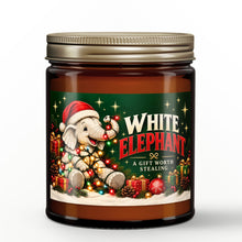 Load image into Gallery viewer, White Elephant Candle – Funny Christmas Gift Exchange Candle