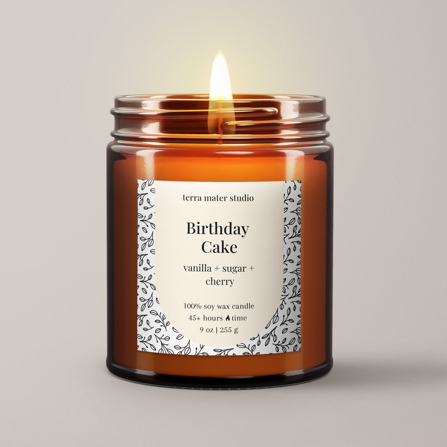 Birthday Cake Soy Wax Candle