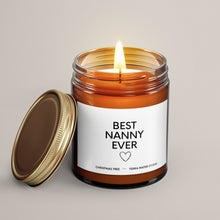 Load image into Gallery viewer, Best Nanny Ever Soy Wax Candle | Candle Gift
