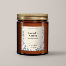 Load image into Gallery viewer, Lavender Garden Soy Wax Candle
