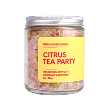 Load image into Gallery viewer, Citrus Tea Party | Organic Botanical Bath Salts | 8 oz
