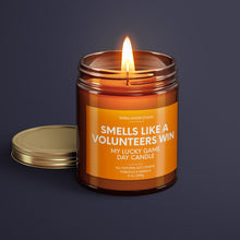 Load image into Gallery viewer, Smells Like A Volunteers Win | Tennessee Lucky Game Day Candle | Soy Wax Candle
