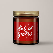 Load image into Gallery viewer, Let It Snow Candle | Soy Wax Candle
