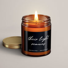 Load image into Gallery viewer, Their Light Remains Soy Wax Candle | Sympathy Gift
