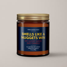 Load image into Gallery viewer, Smells Like A Nuggets Win | Denver Lucky Game Day Candle | Soy Wax Candle
