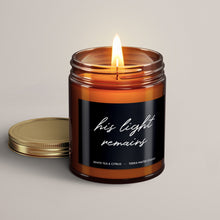 Load image into Gallery viewer, His Light Remains Soy Wax Candle | Sympathy Gift
