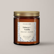 Load image into Gallery viewer, Tobacco + Vanilla Soy Wax Candle
