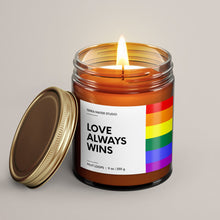 Load image into Gallery viewer, Love Always Wins Soy Wax Candle | Candles With Purpose
