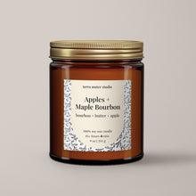 Load image into Gallery viewer, Apples + Maple Bourbon Soy Wax Candle
