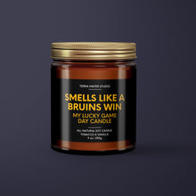 Load image into Gallery viewer, Smells Like A Bruins Win | Boston Lucky Game Day Candle | Soy Wax Candle
