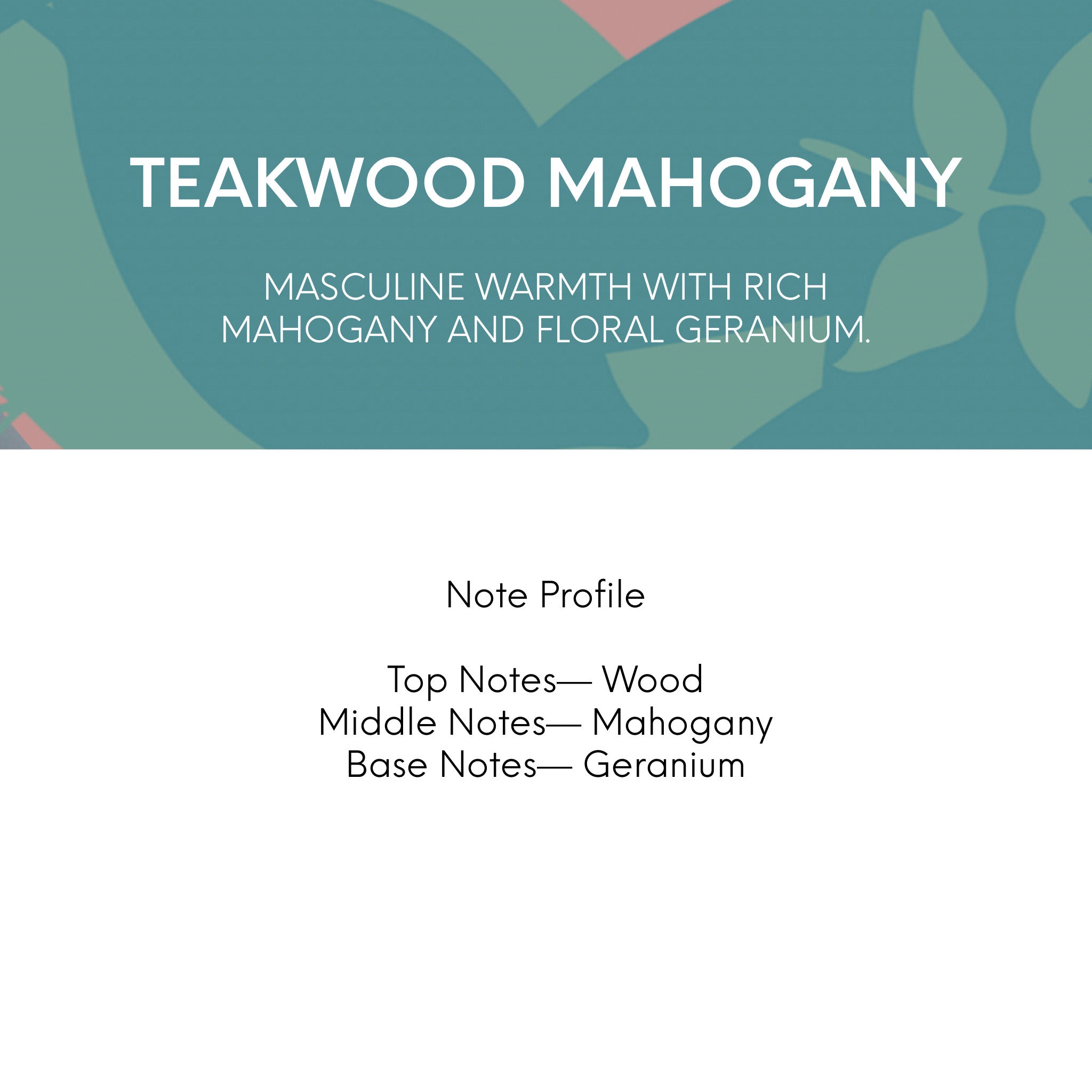 Mahogany Teakwood Wax Melts – Luz Y Tierra
