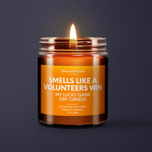 Load image into Gallery viewer, Smells Like A Volunteers Win | Tennessee Lucky Game Day Candle | Soy Wax Candle
