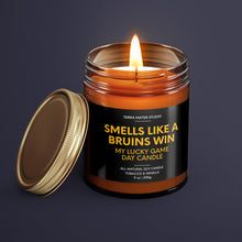 Load image into Gallery viewer, Smells Like A Bruins Win | Boston Lucky Game Day Candle | Soy Wax Candle
