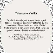 Load image into Gallery viewer, Tobacco + Vanilla Soy Wax Candle
