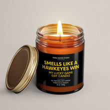 Load image into Gallery viewer, Smells Like A Hawkeyes Win | Lucky Game Day Candle | Soy Wax Candle
