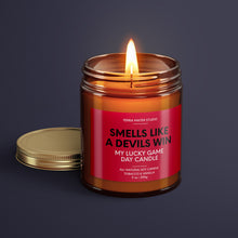 Load image into Gallery viewer, Smells Like A Devils Win | New Jersey Lucky Game Day Candle | Soy Wax Candle
