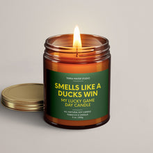 Load image into Gallery viewer, Smells Like A Ducks Win | Oregon Lucky Game Day Candle | Soy Wax Candle
