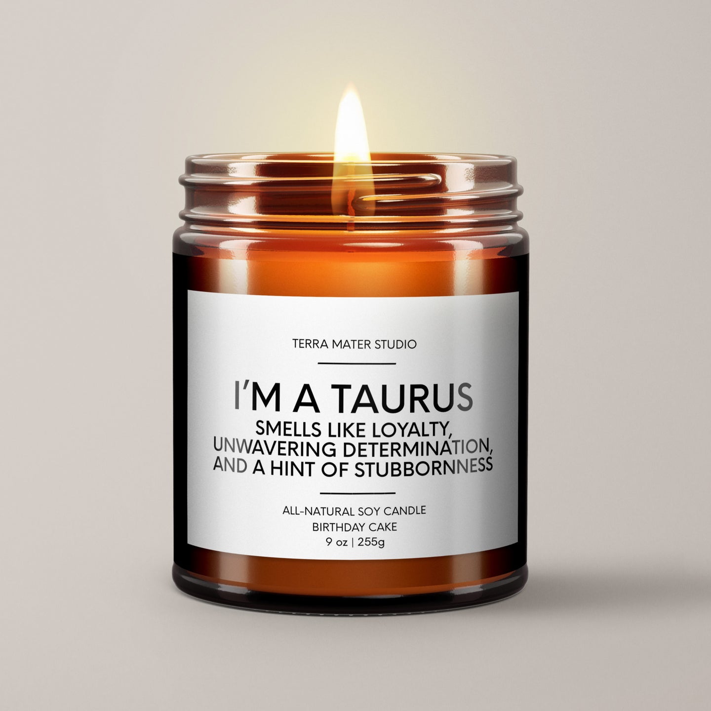 Taurus Birthday Candle | Soy Wax Candle | Horoscope Candle