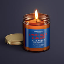 Load image into Gallery viewer, Smells Like A Bills Win | Buffalo Lucky Game Day Candle | Soy Wax Candle
