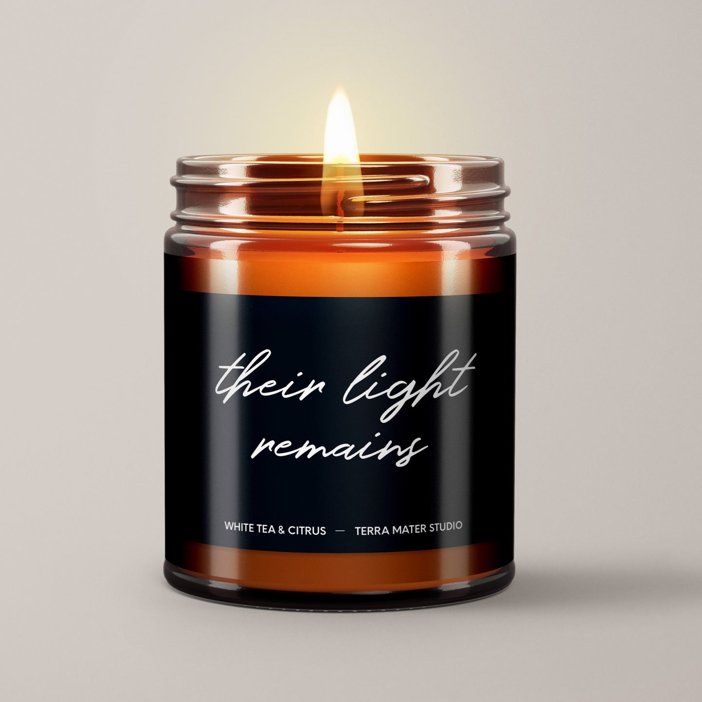 Their Light Remains Soy Wax Candle | Sympathy Gift