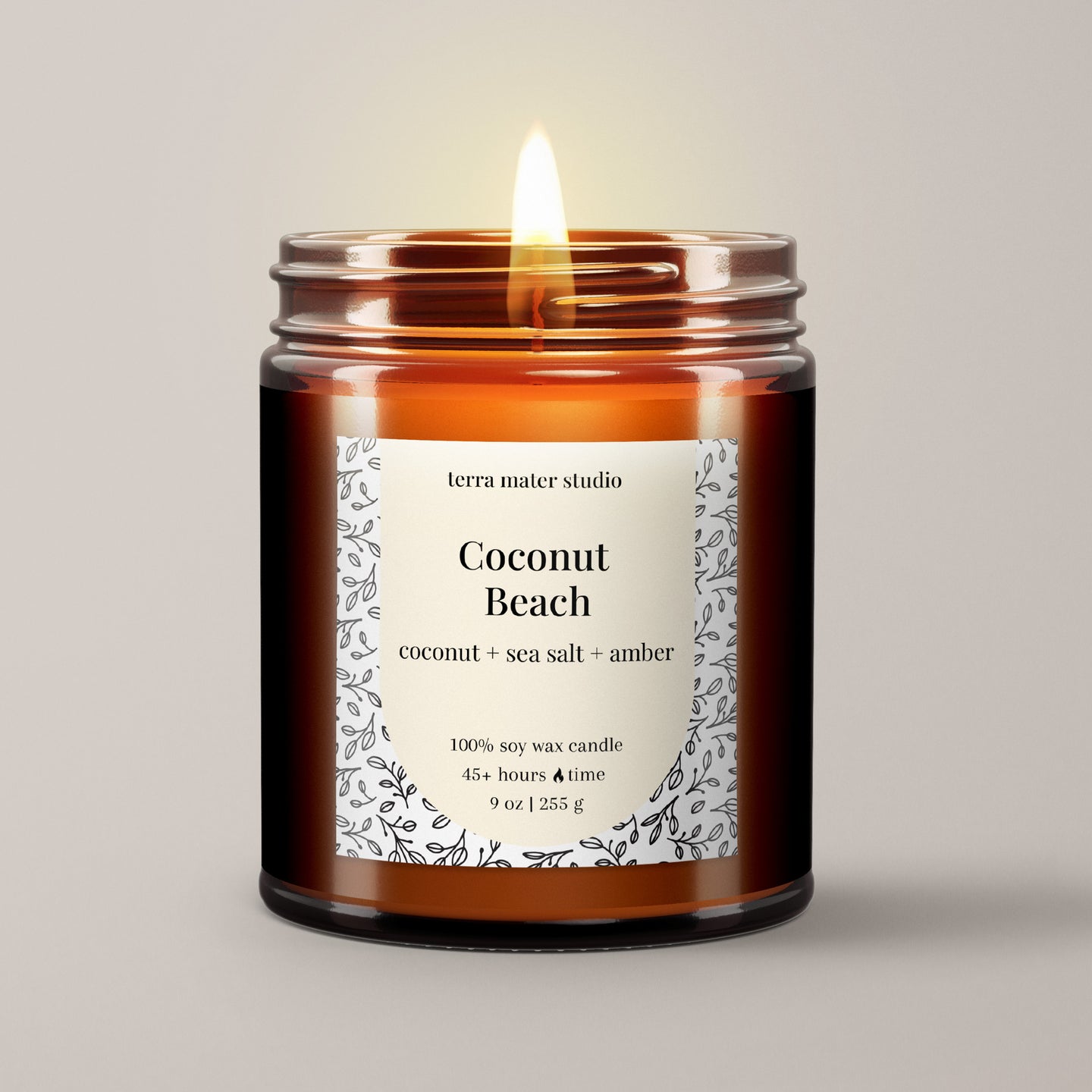 Coconut Beach Soy Wax Candle