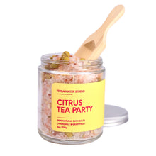 Load image into Gallery viewer, Citrus Tea Party | Organic Botanical Bath Salts | 8 oz
