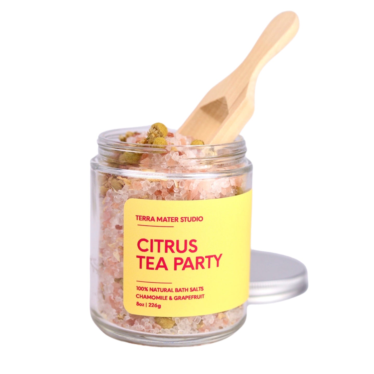 Citrus Tea Party | Organic Botanical Bath Salts | 8 oz