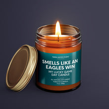 Load image into Gallery viewer, Smells Like An Eagles Win | Philadelphia Lucky Game Day Candle | Soy Wax Candle
