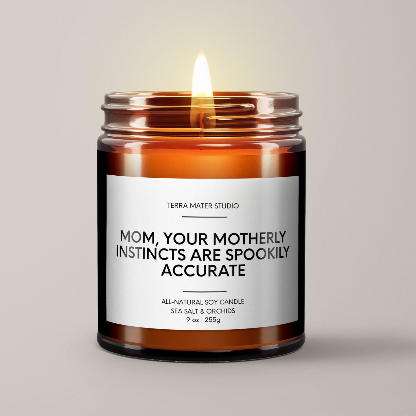 Mom, Your Motherly Instincts Are Spookily Accurate | Soy Wax Candle