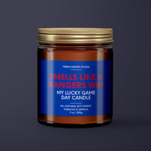 Load image into Gallery viewer, Smells Like A Rangers Win | New York Lucky Game Day Candle | Soy Wax Candle
