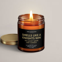 Load image into Gallery viewer, Smells Like A Knights Win | Las Vegas Lucky Game Day Candle | Soy Wax Candle
