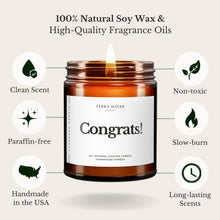 Load image into Gallery viewer, Congrats All-Natural Scented Candle
