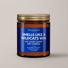 Load image into Gallery viewer, Smells Like A Wildcats Win | Kentucky Lucky Game Day Candle | Soy Wax Candle
