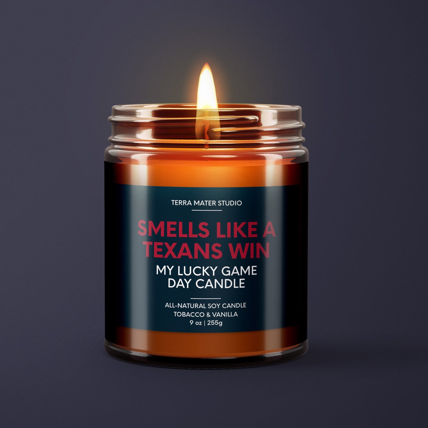 Smells Like A Texans Win | Houston Lucky Game Day Candle | Soy Wax Candle