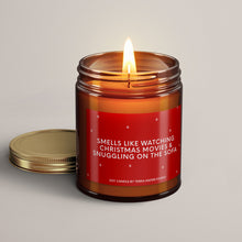 Load image into Gallery viewer, Smells Like Watching Christmas Movies And Snuggling On The Sofa | Soy Candle
