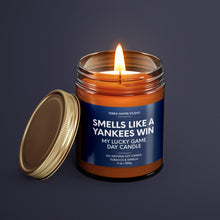 Load image into Gallery viewer, Smells Like A Yankees Win | New York Lucky Game Day Candle | Soy Wax Candle
