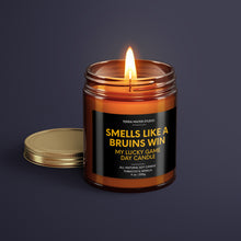 Load image into Gallery viewer, Smells Like A Bruins Win | Boston Lucky Game Day Candle | Soy Wax Candle
