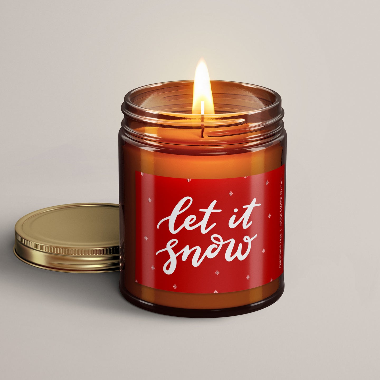 Let It Snow Candle | Soy Wax Candle