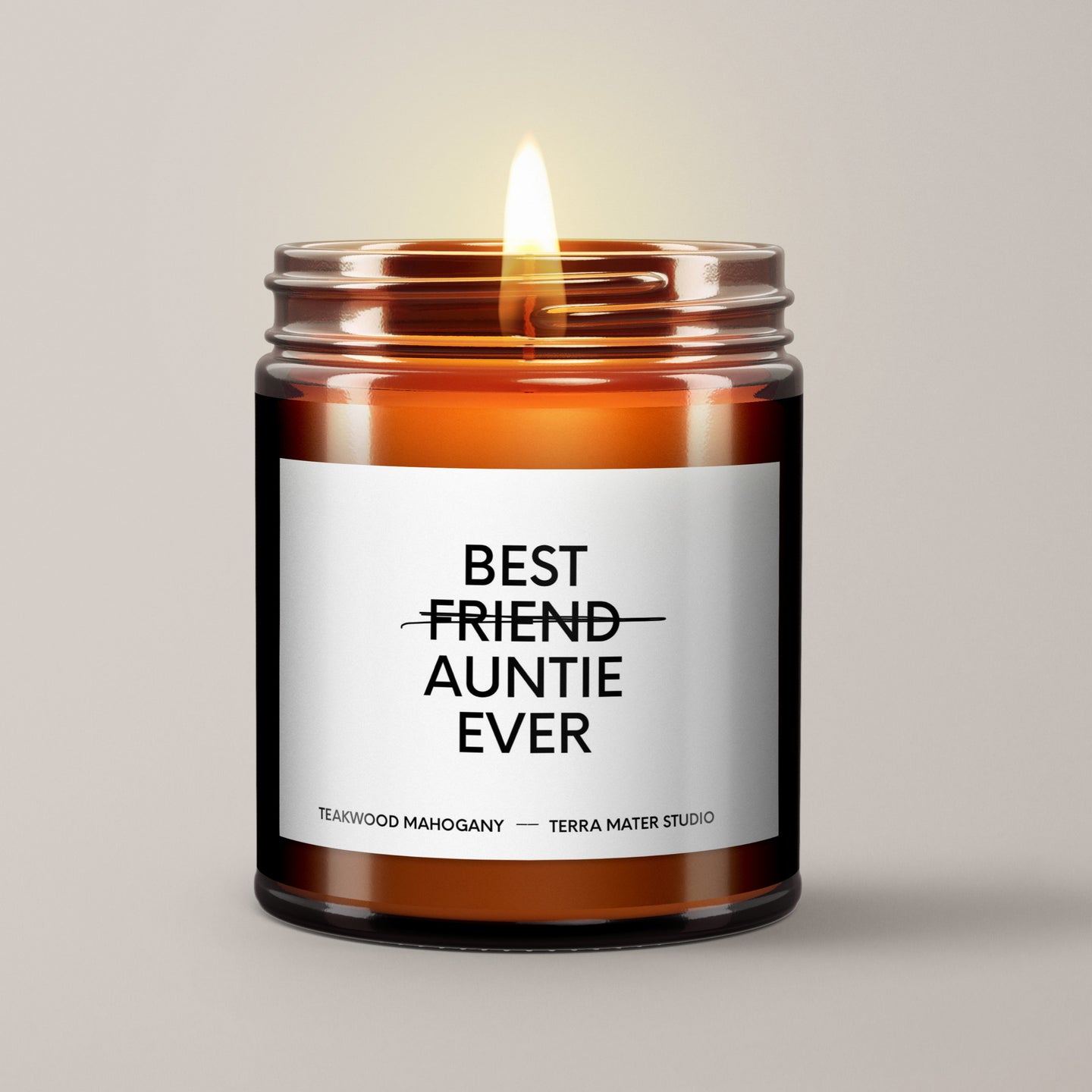 Best Friend To Auntie Soy Wax Candle | Pregnancy Announcement Gift