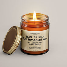 Load image into Gallery viewer, Smells Like A Boilermakers Win | Lucky Game Day Candle | Soy Wax Candle
