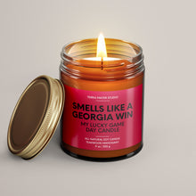 Load image into Gallery viewer, Smells Like A Georgia Win | Lucky Game Day Candle | Soy Wax Candle
