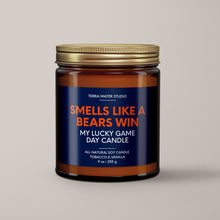 Load image into Gallery viewer, Smells Like A Bears Win | Lucky Game Day Candle | Soy Wax Candle
