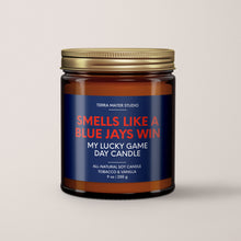 Load image into Gallery viewer, Smells Like A Blue Jays Win | Lucky Game Day Candle | Soy Wax Candle
