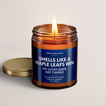 Load image into Gallery viewer, Smells Like A Maple Leafs Win | Lucky Game Day Candle | Soy Wax Candle
