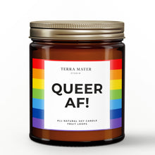 Load image into Gallery viewer, Queer AF All-Natural Scented Candle
