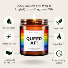 Load image into Gallery viewer, Queer AF All-Natural Scented Candle

