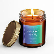 Load image into Gallery viewer, Sea Salt &amp; Orchids All-Natural Scented Candle | 50+ Hour Burn
