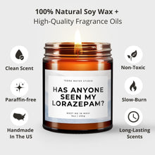Load image into Gallery viewer, Has Anyone Seen My Lorazepam All-Natural Scented Candle | White Lotus Season 3 Thailand Inspired
