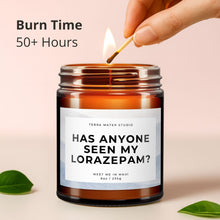 Load image into Gallery viewer, Has Anyone Seen My Lorazepam All-Natural Scented Candle | White Lotus Season 3 Thailand Inspired
